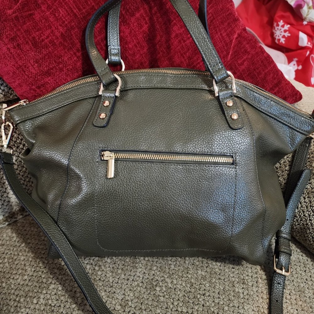 A New Day Satchel Bag - Olive Deep Green